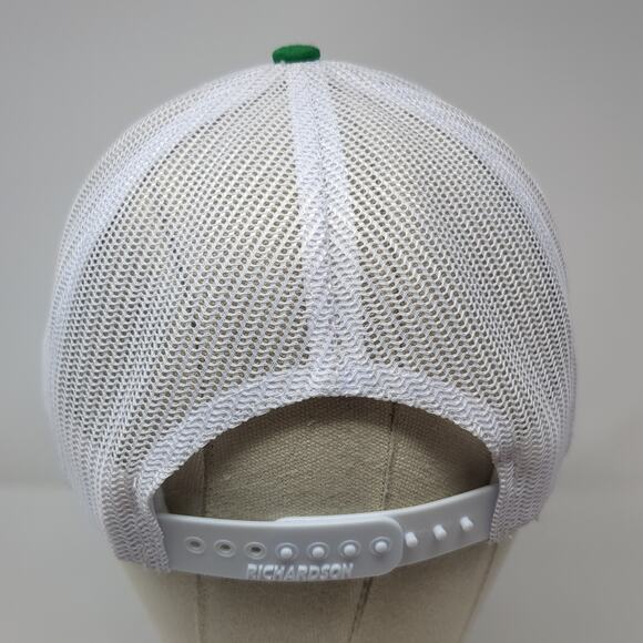 Wood River Ranch Beef Snapback Trucker Hat Green One Size Adjustable Richardson - Picture 6 of 10